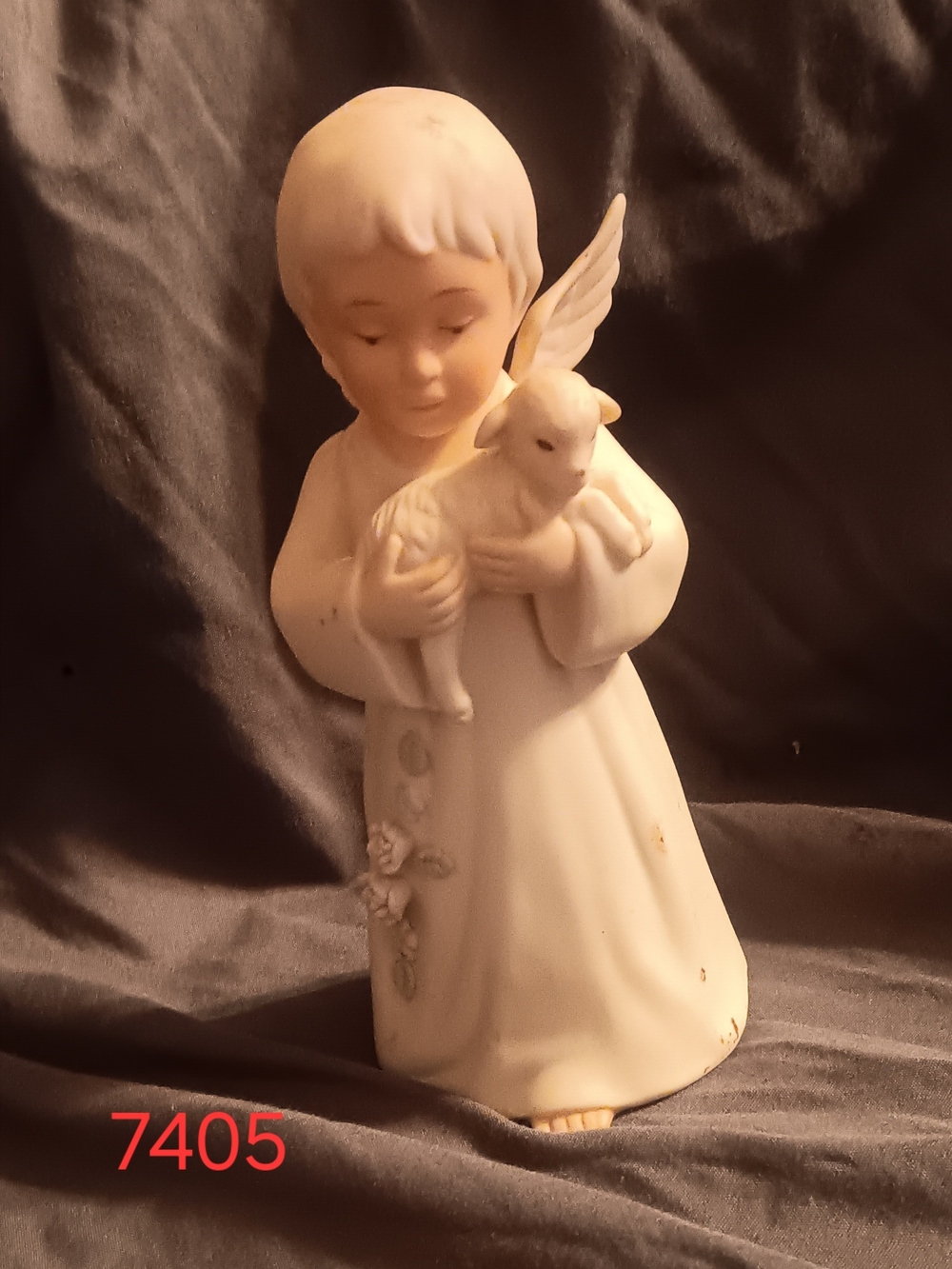 Homco Messiahs Messengers Bisque Angel